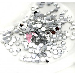 Strasuri din acril 3D Argintii de 2,0mm 1000 bucati SA009